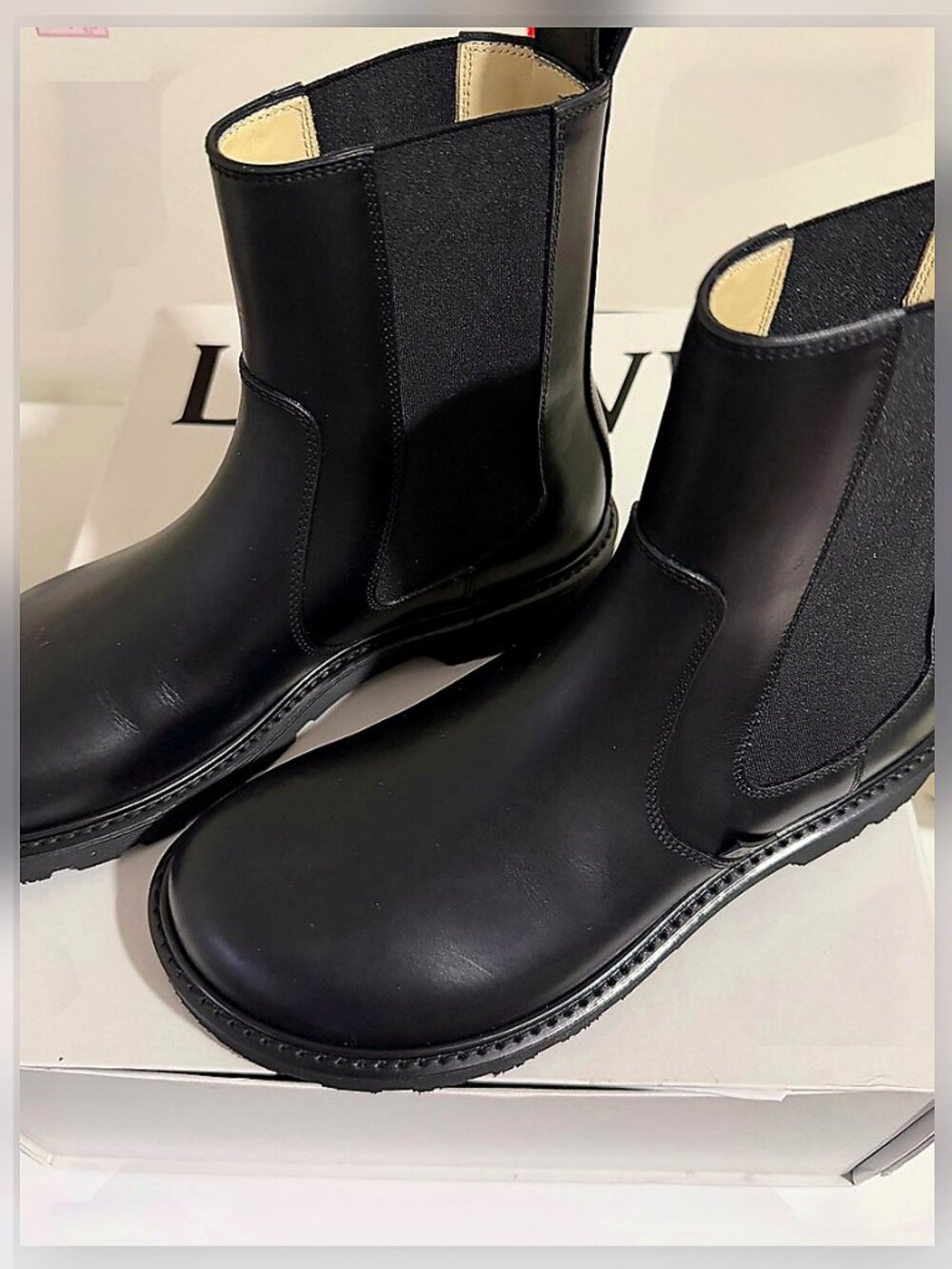 Loewe Black Blaze Chelsea Boots